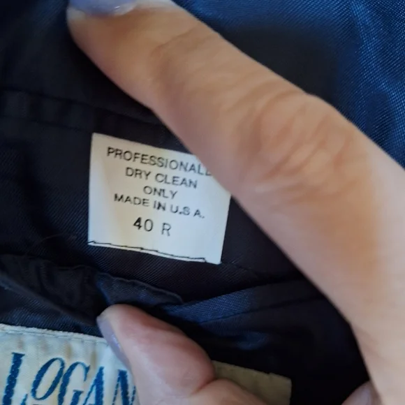 Vintage Logan Drive Mens Wool Cashmere Blend Sport Coat Size 40R